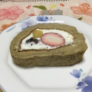 フルーツたっぷり☆ロールケーキ